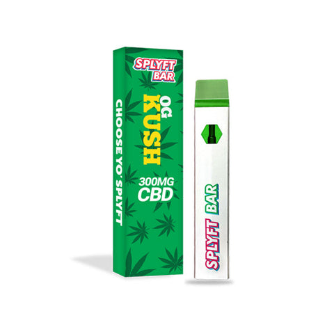 SPLYFT BAR 300mg Full Spectrum CBD Disposable Vape - 12 flavours