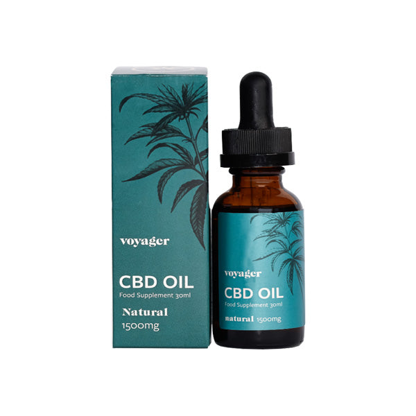 Voyager 1500mg CBD Natural Oil - 30ml